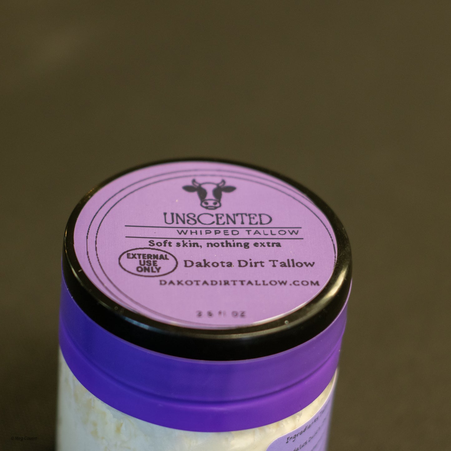 Unscented Whipped Tallow Moisturizer – Small Batch, Handmade